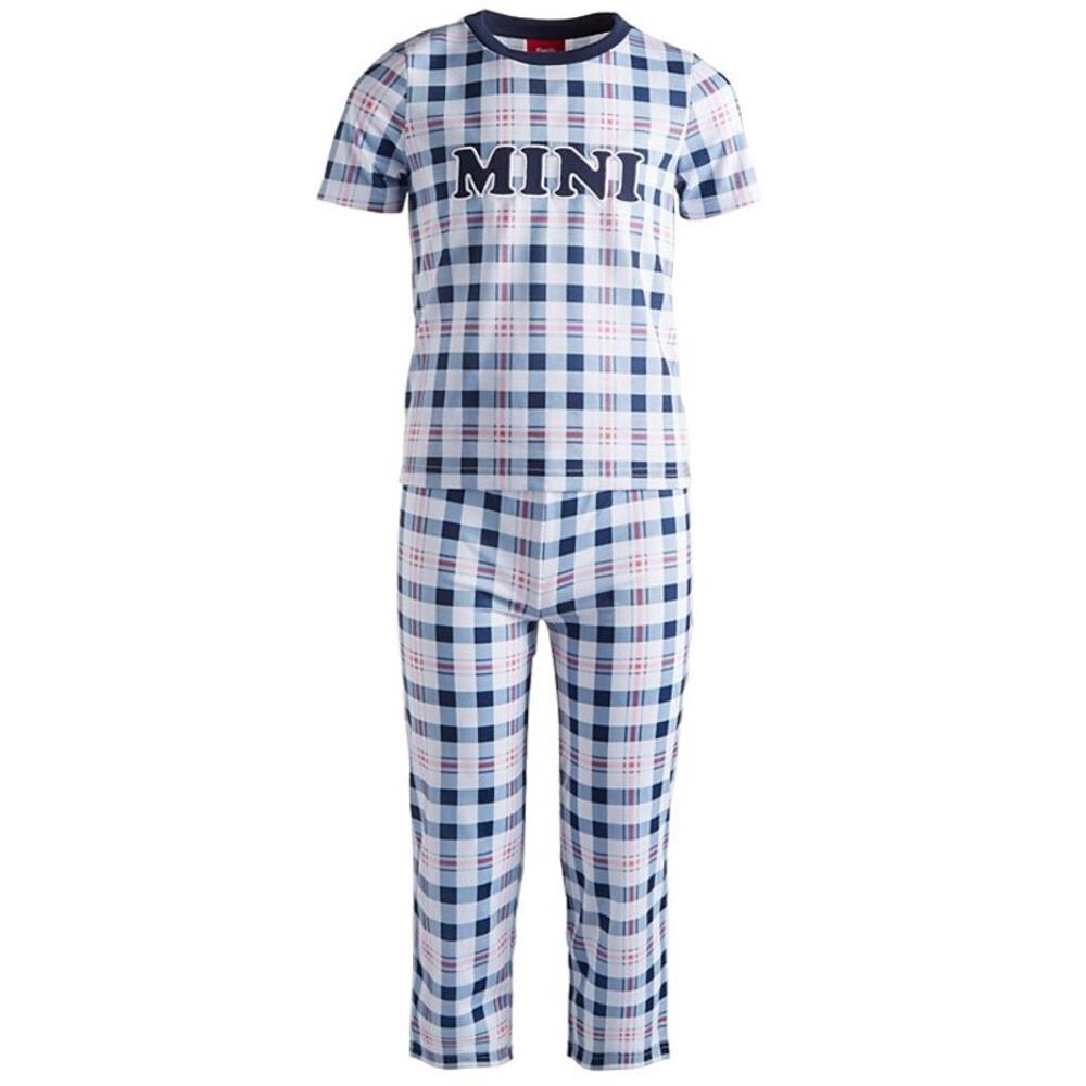 Family PJs Kids Mini Mix It Pajama Set Simple Plaid Blue NWT Size XL 14-16